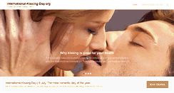 Desktop Screenshot of international-kissing-day.org